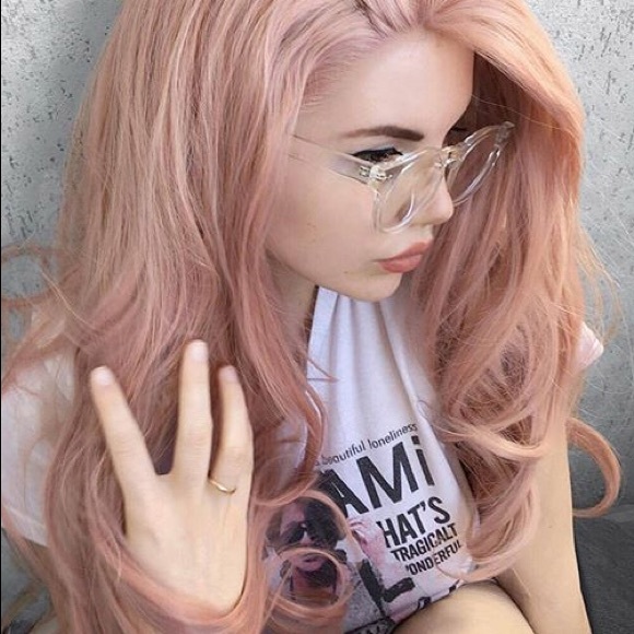 💞TORI 26” PINK CURL ROZAI LACE-FRONT WIG *NWT*